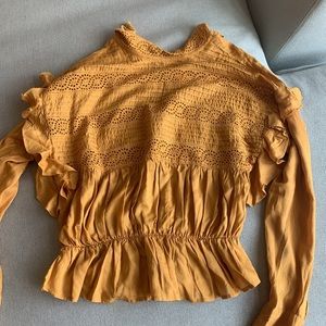 Free people blouse. Never worn